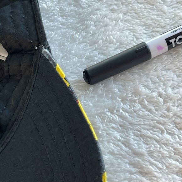 Pokemon Pokeball Baseball Hat Cap Pikachu Black Flat Bill Snapback Licensed - Picture 9 of 10